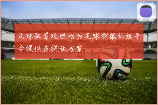 足球弦景观理论为足球智能训练平台提供多样化方案